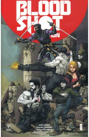 Bloodshot Salvation 6A published by Valiant with cover art by Kenneth Rocafort