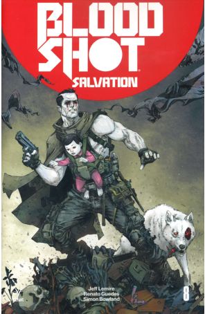 Bloodshot Salvation 8A published by Valiant with cover art by Kenneth Rocafort