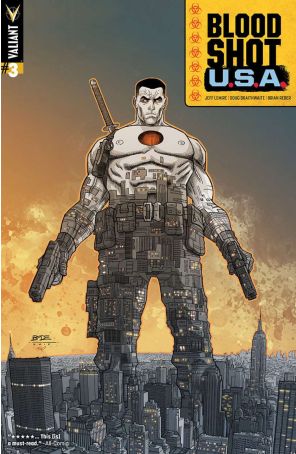 Bloodshot U.S.A. 3B published by Valiant with cover art by Ryan Bodenheim
