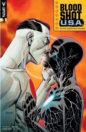 Bloodshot U.S.A. 3C published by Valiant with cover art by Dave Johnson