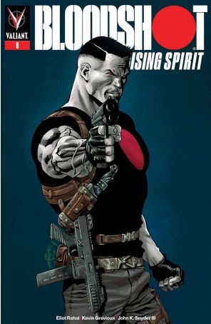 Bloodshot: Rising Spirit 8B published by Valiant with cover art by Jack Herbert