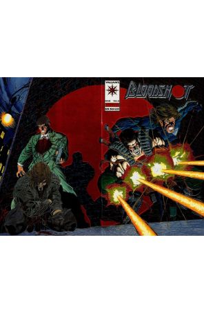 Bloodshot 0 published by Valiant with cover art by Joe Quesada