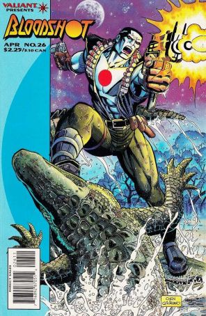 Bloodshot 26 published by Valiant with cover art by Sean Chen