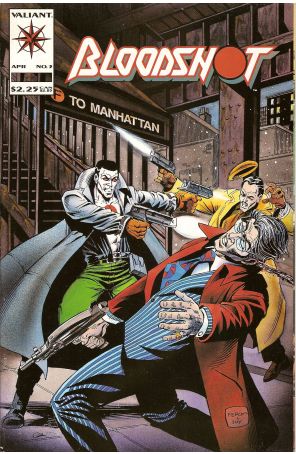 Bloodshot 3 published by Valiant with cover art by Don Perlin