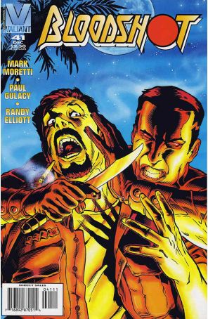 Bloodshot 41 published by Valiant with cover art by Jeff Johnson