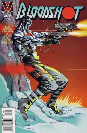 Bloodshot 47 published by Valiant with cover art by Mick Grey