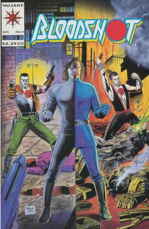 Bloodshot 5 published by Valiant with cover art by Don Perlin