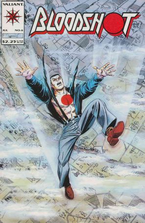 Bloodshot 6 published by Valiant with cover art by Don Perlin