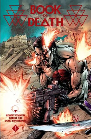 Book Of Death 1T published by Valiant with cover art by Stephen Segovia