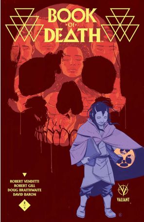 Book Of Death 2C published by Valiant with cover art by Kano