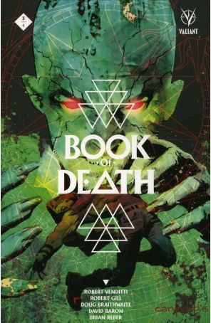 Book Of Death 3A published by Valiant with cover art by Cary Nord