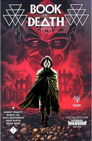 Book Of Death 4B published by Valiant with cover art by Mico Suayan