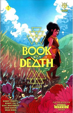 Book Of Death 4C published by Valiant with cover art by Marguerite Sauvage