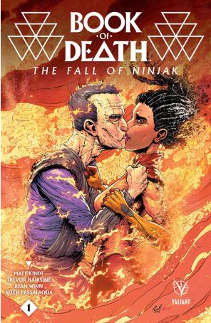 Book of Death: Fall of Ninjak 1D published by Valiant with cover art by Das Pastoras