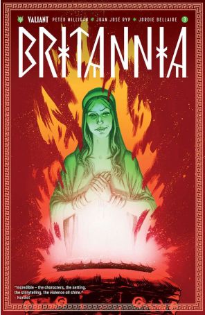 Britannia 3B published by Valiant with cover art by Adam Gorham