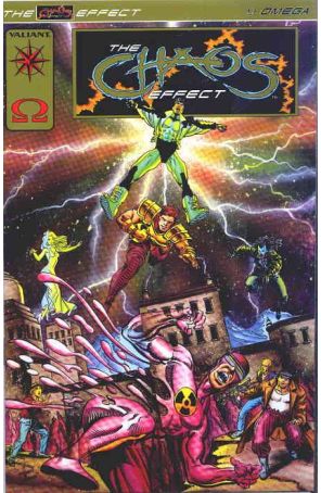 Chaos Effect: Omega 1 Gold Variant published by Valiant with cover art by Dan Jurgens