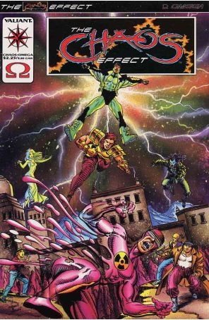 Chaos Effect: Omega 1 published by Valiant with cover art by Dan Jurgens