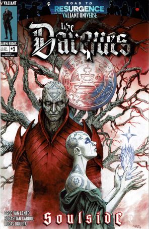 The Darques 1A published by Valiant with cover art by Salvador Sanz