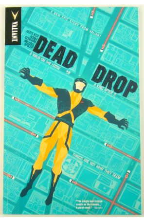 Dead Drop TPB 1 published by Valiant with cover art by Raul Allen