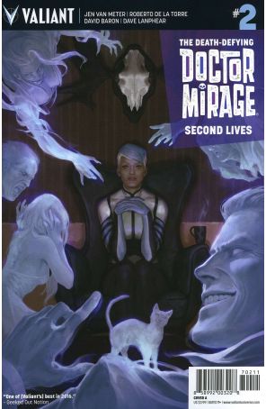 Death-Defying Doctor Mirage: Second Lives 2A published by Valiant with cover art by Jelena Kevic-Djurdjevic