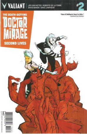 Death-Defying Doctor Mirage: Second Lives 2C published by Valiant with cover art by Roberto De La Torre