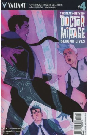 Death-Defying Doctor Mirage: Second Lives 4B published by Valiant with cover art by Kevin Wada
