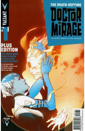 The Death-Defying Doctor Mirage 1B published by Valiant with cover art by Travel Foreman