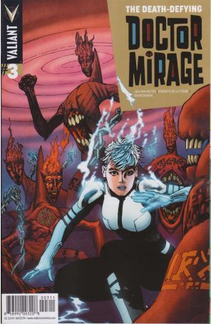 The Death-Defying Doctor Mirage 3 published by Valiant with cover art by Kevin Wada