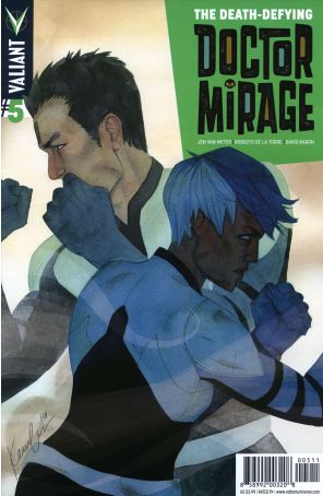 The Death-Defying Doctor Mirage 5 published by Valiant with cover art by Kevin Wada