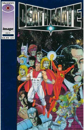Deathmate 4 published by Valiant with cover art by Mike Leeke