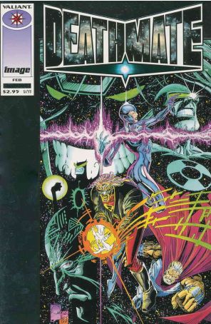 Deathmate 6 published by Valiant with cover art by Joe Quesada