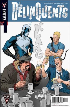 The Delinquents 1 (2nd) published by Valiant with cover art by Paolo Rivera