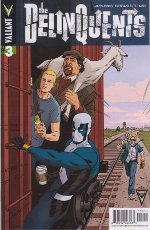 The Delinquents 3 published by Valiant with cover art by Paolo Rivera