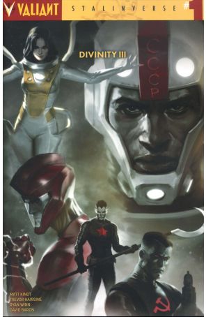Divinity III: Stalinverse 1A published by Valiant with cover art by Jelena Kevic Djurdjevic