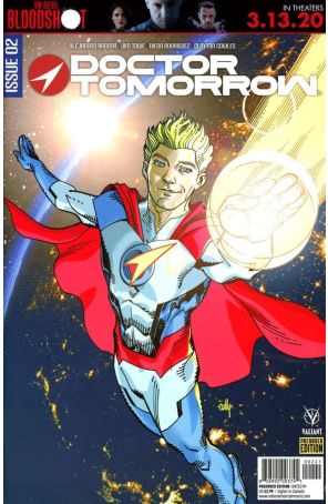 Doctor Tomorrow (Valiant) 2D published by Valiant with cover art by Cully Hamner