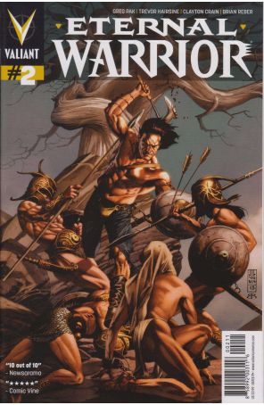 Eternal Warrior (2nd Series) 2 published by Valiant with cover art by J.G. Jones