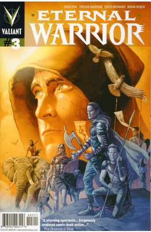 Eternal Warrior (2nd Series) 3 published by Valiant with cover art by J.G. Jones