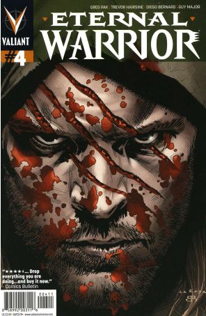 Eternal Warrior (2nd Series) 4 published by Valiant with cover art by Lewis Larosa