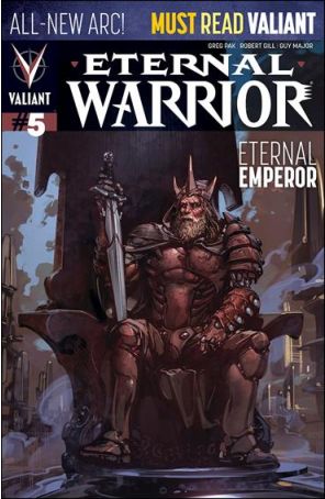 Eternal Warrior (2nd Series) 5 published by Valiant with cover art by Clayton Crain
