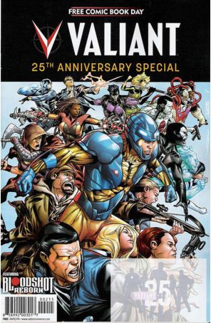 FCBD 2015: Valiant 25th Anniversary Special FCBD 2015 published by Valiant with cover art by Rafa Sandoval