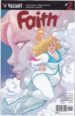 Faith (Valiant) 2B published by Valiant with cover art by Marguerite Sauvage