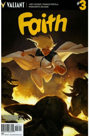 Faith (Valiant) 3A published by Valiant with cover art by Jelena Kevic-Djurdjevic