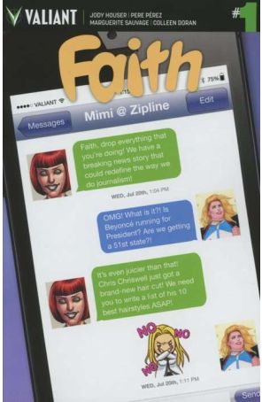 Faith (Valiant, 2nd Series) 1F published by Valiant with cover art by Swyft Media