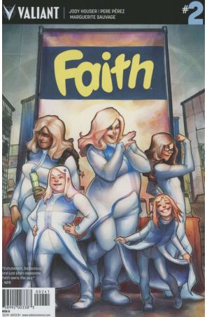 Faith (Valiant, 2nd Series) 2D published by Valiant with cover art by Meghan Hetrick