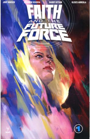 Faith and the Future Force 1A published by Valiant with cover art by Jelena Kevic Djurdjevic