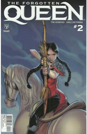 The Forgotten Queen 2C published by Valiant with cover art by Mirka Andolfo