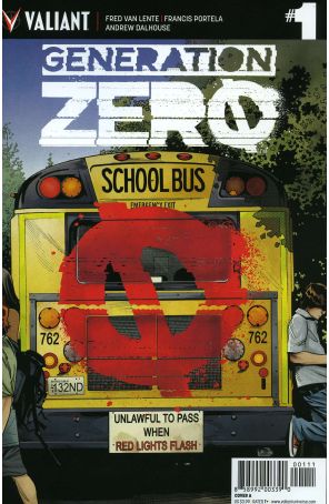 Generation Zero (Valiant) 1A published by Valiant with cover art by Stephen Mooney