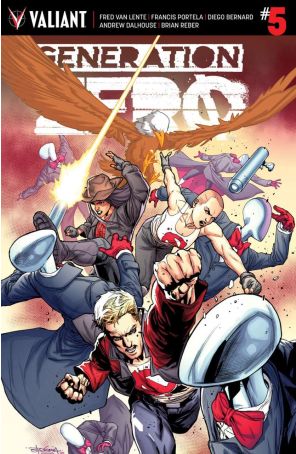 Generation Zero (Valiant) 5E published by Valiant with cover art by Stephen Segovia