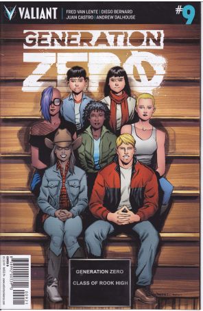 Generation Zero (Valiant) 9B published by Valiant with cover art by Brent Peeples