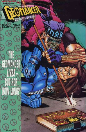Geomancer 2 published by Valiant with cover art by Rags Morales